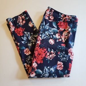 Faded Glory flower jeggings